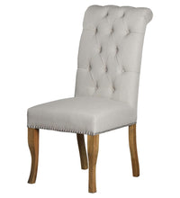 Roll Top Dining Chair With Ring Pull