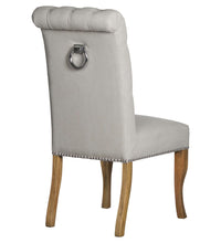 Roll Top Dining Chair With Ring Pull