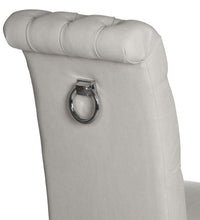 Roll Top Dining Chair With Ring Pull