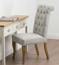 Roll Top Dining Chair With Ring Pull