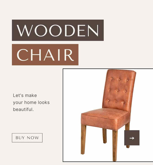 Vintage Look Wooden Chair