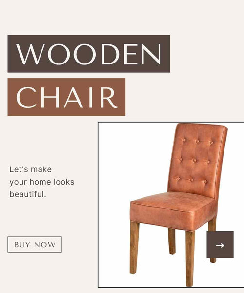 Vintage Look Wooden Chair